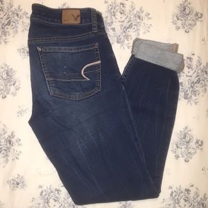 American eagle dark jeggings